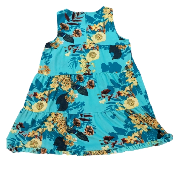 Umgee Dress Womens Medium Boho Hippie Peasant Cottagecore 70s Ruffle Tiered - Picture 3 of 7